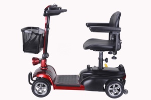 Déambulateur Électrique Pliable en Aluminium Portable pour Personnes à Mobilité Réduite, Scooter de Mobilité Électrique - Product Image 4