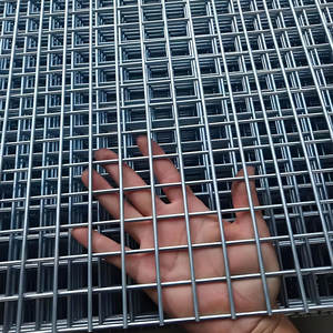 2x2 eskrim için galvanizli paslanmaz çelik kaynaklı tel örgü panelleri PVC kaplı kare demir bahçe inşaat özel kesme - Product Image 1