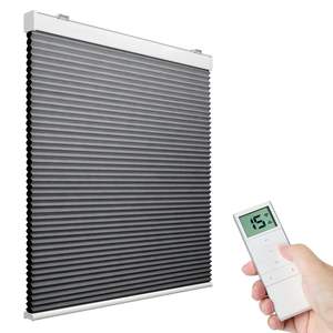 ستائر خلوية ذكية آلية معتمة بدون حبال، تصميم مخصص من البوليستر، مقاومة للماء وصديقة للبيئة، ستائر نوافذ عصرية - Product Image 1