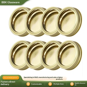 Couvercle rond en fer blanc à vis pour bocaux Mason 90mm/86mm/70mm pour la mise en conserve et les couvercles de tasses - Product Image 4