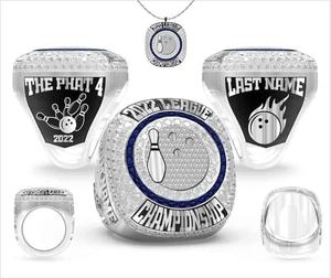 Anillo de Campeón Tradicional Modelo Sidan 669 Personalizado, Chapado en Oro Rosa, Diseño de Corazón con Engaste de Garras, Creado en Laboratorio - Product Image 2