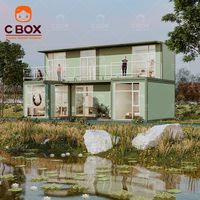 Casa Contenedor Modular Prefabricada de Lujo Cbox, Villa Prefabricada, Hotel Móvil, 3 Dormitorios, Sala de Estar, Residencia