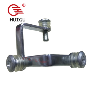 أنابيب دعم للستائر من الحديد + المطاط, 3 مخالب تثبيت للستائر ، نظام عنكبوت للحائط الزجاجي - Product Image 2