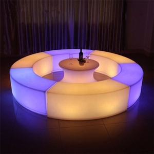 Table de bar led mobilier d'extérieur narguilé géante <span class=keywords><strong>discothèque</strong></span> ensembles de meubles de bar lumineux table de cocktail table basse - Product Image 4