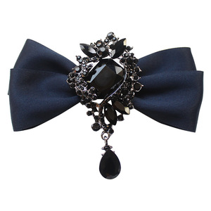 Nœuds papillon durables noirs à strass en forme de flèche pour costumes de mariage pour hommes, tenues de marié, nœuds papillon élégants pour hommes, pour fêtes, cadeaux d'entreprise - Product Image 5