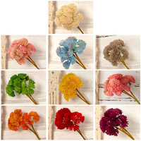 Zuoyi 20.5Cm Kunstmatige Berry Fruit Kleurrijke Zachte Lijm Kunstmatige Hortensia Bloem Berry Kunstmatige Fruit