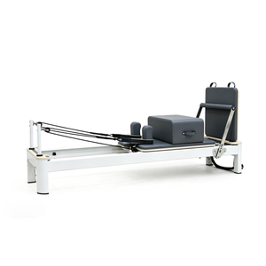 Meilleur prix, logo OEM, vente en gros, <span class=keywords><strong>lit</strong></span> de réforme Pilates en aluminium blanc de haute qualité, pour studio commercial/maison - Product Image 3