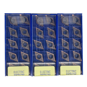 Insertos de torneado de revestimiento de PVD de carburo cementado rombal AC530U, herramientas de corte, uso para acero inoxidable y acero, 1 unidad - Product Image 1
