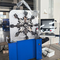Machine à fabriquer des ressorts en fil métallique CNC ChuangYuan, contrôlée par PLC, entraînée par moteur, pour le bobinage de ressorts à lames, alimentation en fil max. 5 kW