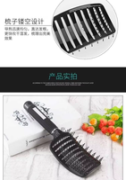 Logo personnalisé professionnel le meilleur super plastique portable massage bouclés humide démêlant brosse à cheveux de douche pour les femmes