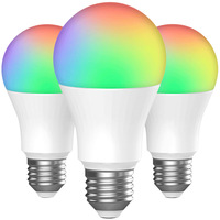 KONST Wi-Fi LED RGBW AC100V-245V 2.4G Smart Home Couleur et Température Réglable 7 Couleurs Changeantes Tuya Ble Led Ampoule