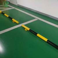Garde-corps anti-collision de forme de U de barrière de stationnement de tuyau d'acier résistant pour l'allée de parking de garage d'école