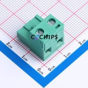 KH-ZBK300R-2P-7.62G Plug-in Terminal Block Through hole Component (THT),P=7.62mm Connector 7.62mm Green 2P 1 - Product Image 1