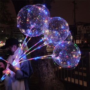 Ngôi Sao Tròn Hình Trái Tim Quà Tặng Sinh Nhật Trẻ Em Nhấp Nháy Led Bóng Bay Bobo <span class=keywords><strong>Light</strong></span> - Product Image 6