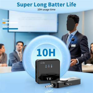 Microphone sans fil professionnel Nmicrofono avec suppression du bruit, 2,4 GHz, pour téléphones, vlogging sans fil - Product Image 3