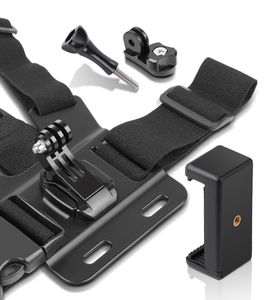 Soporte de correa de pecho para teléfono para videos Pov/vlog soporte de arnés de pecho para Iphone 13 12 11pro Max <span class=keywords><strong>Plus</strong></span> <span class=keywords><strong>Go</strong></span>/pro/soporte de teléfono de pecho - Product Image 6