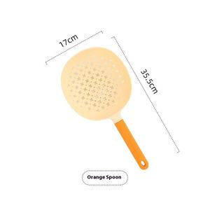 Grand <span class=keywords><strong>filet</strong></span> d'écumoire en silicone antidérapant <span class=keywords><strong>pour</strong></span> la cuisine, passoire à nouilles en forme de <span class=keywords><strong>panier</strong></span> avec longue poignée - Product Image 6