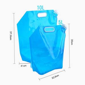 Sac d'eau pliable grande capacité pour extérieur, conteneur portable pour le nettoyage, la boisson, le camping et le barbecue - Product Image 2