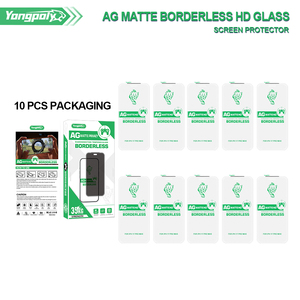 Yongpoly Protezione Schermo in Vetro Opaco 8K per <span class=keywords><strong>iPhone</strong></span> 13 <span class=keywords><strong>14</strong></span> 15 16 17 Senza Bordi Full Screen HD - Product Image 1