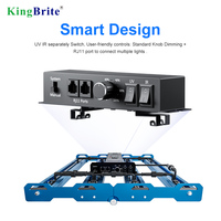 Без налога на ЕС, отдельные переключатели UV/IR, KingBrite 240 Вт Samsung LM301H EVO мятный белый + 660 нм UV IR изумрудно-зеленый светодиодный светильник