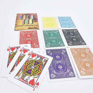 G0335 Kingmagic Magic Props Manufacturer Wholesale Children's Holiday Talent <b>Playing</b> <b>Cards</b> - Product Image 1