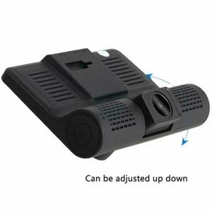 4 ''pollici HD 1080P 3 Lens Car DVR Dash Cam videoregistratore per veicoli <span class=keywords><strong>telecamera</strong></span> per la retromarcia 170 gradi