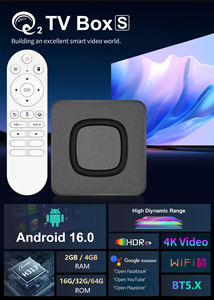 Boîtier Smart <span class=keywords><strong>TV</strong></span> Zoku 2026 Quad Core, Wi-Fi 6 Dual, BT5.4, Commande Vocale, Lecteur Multimédia 4K, 16 Go, Android 16, Haute Vitesse, Garantie 1 An - Product Image 3