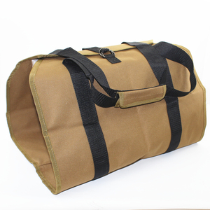 CHRT Heavy Duty borsa per legna da ardere borsa per camino in tela cerata accessori per stufa fieno trasporto legna da ardere portalegna per il campeggio - Product Image 2