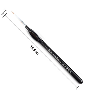 Nuevos pinceles de pintura con mango de madera diseño triangular pintura <span class=keywords><strong>por</strong></span> números suministros de arte <span class=keywords><strong>acuarela</strong></span> y pintura al óleo acrílica pincel de pintura - Product Image 3
