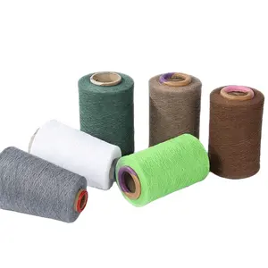 Wholesale Raw White Ring Spun 100% Virgin Polyester Cotton Recycle Yarn For Hammock