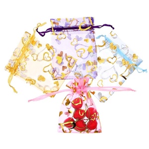 Bestpackaging tùy chỉnh <span class=keywords><strong>Organza</strong></span> Túi rõ ràng đồ trang sức rõ ràng <span class=keywords><strong>Pouch</strong></span> dây rút túi đồ trang sức <span class=keywords><strong>Organza</strong></span> Wedding favors Túi - Product Image 1