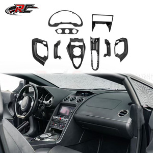 Kit interior de fibra de carbono seca OEM para <span class=keywords><strong>Lamborghini</strong></span> <span class=keywords><strong>Gallardo</strong></span>, molduras de consola del tablero, volante, piezas de ajuste OEM - Product Image 1