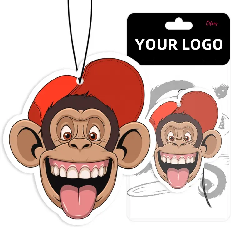 Бумажный недорогой освежитель воздуха для автомобиля от производителя, ароматизатор для Карлоса на заказ