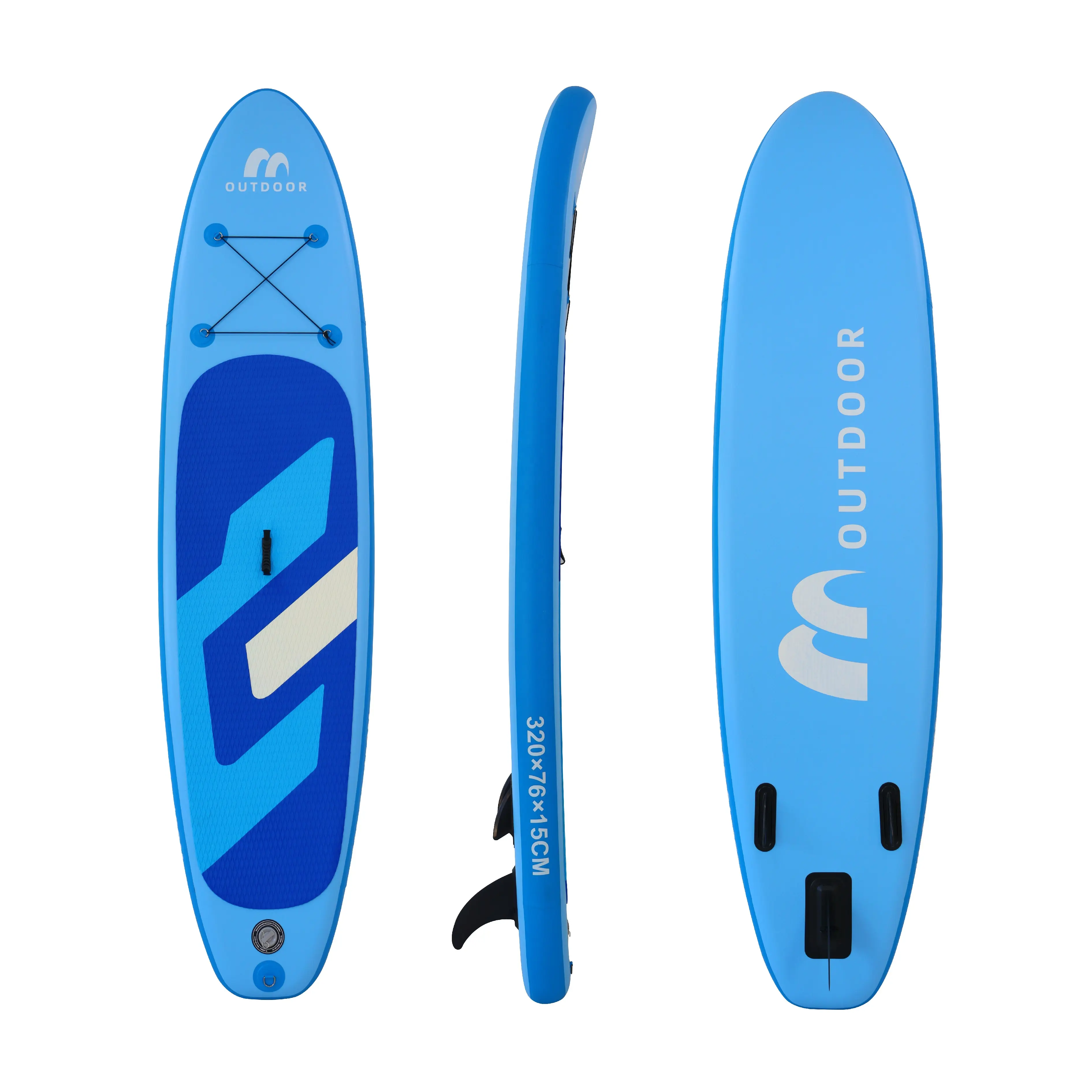 Fabricant de pagaie gonflable de stock durable Sup Surf Stand up Paddle Board avec accessoires