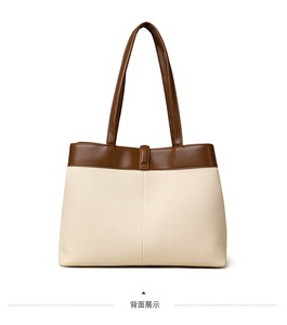 Sac fourre-tout de luxe en cuir de vachette vintage pour femme, sac à bandoulière en cuir véritable pour femme, vente en gros - Product Image 4