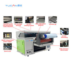 Nuevo cilindro plano UV 4060 3 en 1, Rollo giratorio para rollo, impresión híbrida UV DTF para productos de madera acrílica y aluminio - Product Image 6
