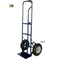 Chariot utilitaire carré en acier durable à 2 roues, résistant aux chocs