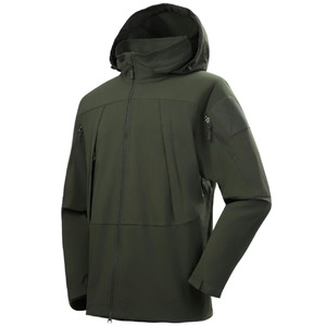 Veste tactique Softshell camouflage 3L imperméable coupe-vent à <span class=keywords><strong>capuche</strong></span> pour l'entraînement sur le terrain et l'utilisation en service - Product Image 1