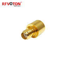 Conector RF Coaxial RP SMA Macho a SMA Hembra de Alta Calidad, Recto, Chapado en Oro, Conexión Rápida