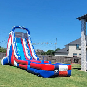 สไลเดอร์น้ำเป่าลมหลากสี GMY Inflatables ขายดี สำหรับงานปาร์ตี้ สเปรย์กราวด์สำหรับเด็ก - Product Image 6