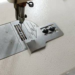 NEW Sewing Machine Parts Dark Line Of Pitfall Baffle Iron Sheet Gauge With Presser Foot