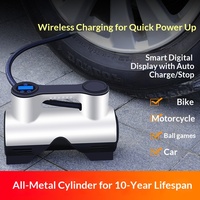 Car Air Pump Wireless High-Power Portable Digital Display Intelligent ABS Tire Pressure Gauge for Car & Home Use