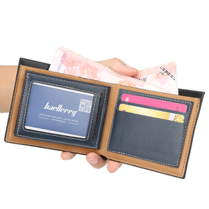 Baellerry Hot Selling Men's Short PU Leather Money <strong>Card</strong> <strong>Holder</strong> case Business Leisure <strong>Wallet</strong>,Female Coin Purse Wholesale in Stock - Product Image 4