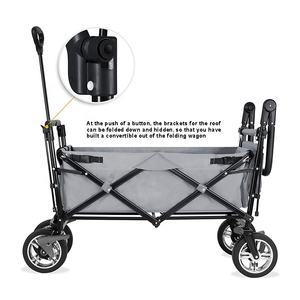 รถเข็นมือถือพับได้พร้อมหลังคา,รถเข็นตกปลาพับได้ใช้งานง่ายพร้อมหลังคา - Product Image 6