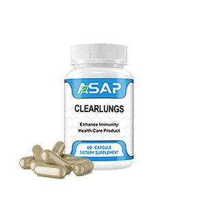 OEM ClearLungs Classic Supplément naturel pour la santé quotidienne des poumons et du nez pour le bien-être du mucus ClearLungs Capsule - Product Image 1