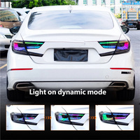 Conjunto de Luces Traseras con Intermitentes Secuenciales RGB Plug-and-Play y DRL para Honda Accord de 10ª Generación 2018-2022