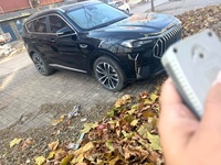 Jetour X70PLUS 1.6 Strong Pro 5 places, voiture d'occasion en bon état, peinture d'origine, faible kilométrage, SUV noir, sièges en cuir, LED, voitures d'occasion