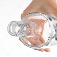 Bouteille en verre pour spiritueux 750 ml, vente en gros, directement de l'usine, pour vin et autres boissons alcoolisées