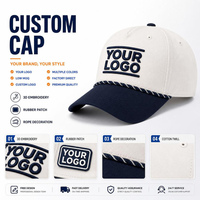 Gorra de Béisbol Moderna Unisex de Dos Tonos con Logotipo Personalizado, Gorra Deportiva de Moda para Viajes al Aire Libre con Visera Curva