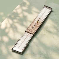 Bracelet de montre en cuir pour bracelet Whoop, motif crocodile, cuir de vachette véritable